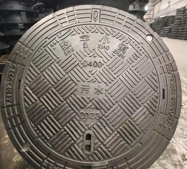 运城球墨铸铁防沉降井盖展示